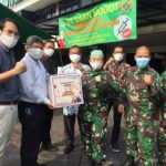 Apindo Bagikan Ribuan Masker Serentak di Delapan Kota/Kabupaten se-Banten